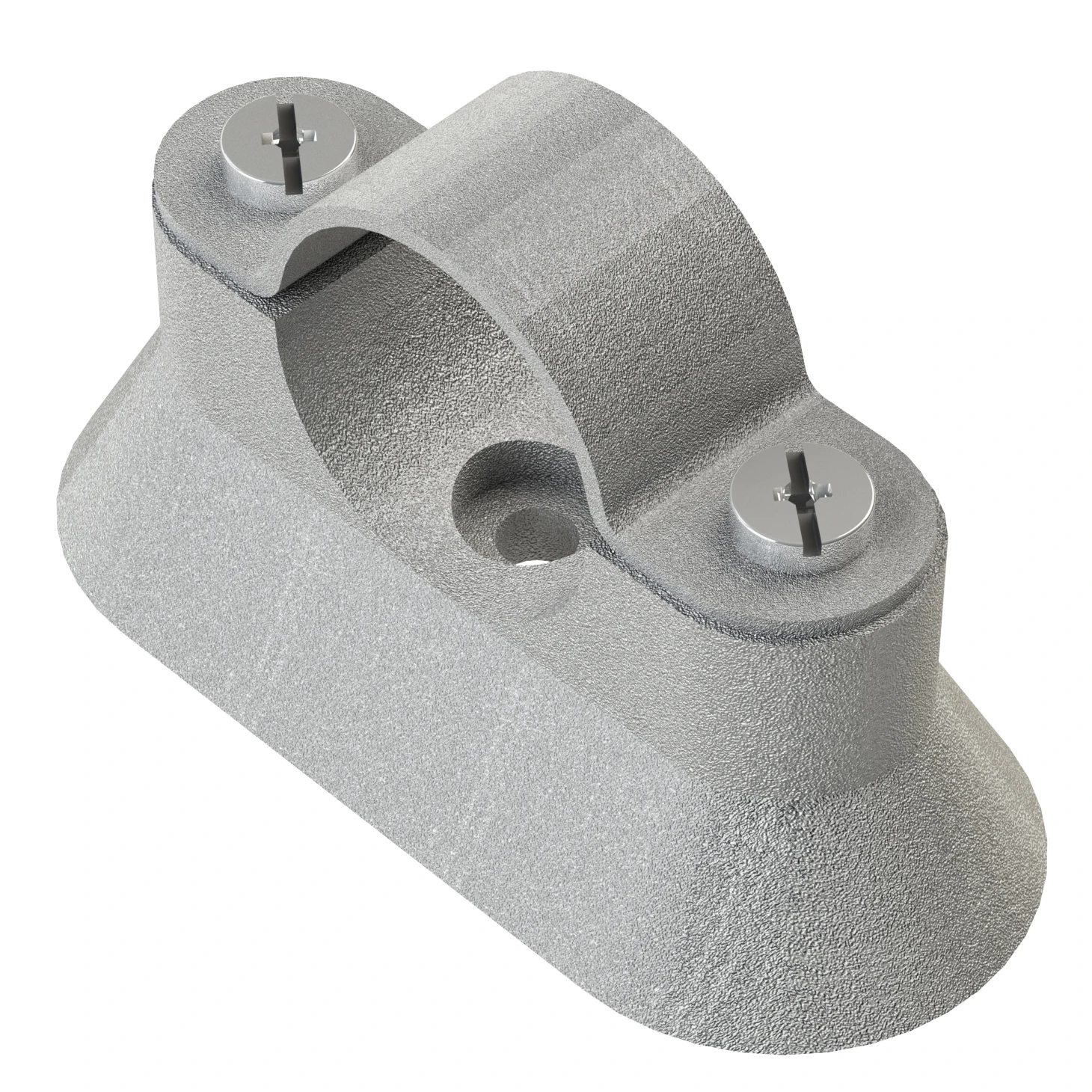 Newlec 20mm Steel Conduit Hospital Saddle Galvanised Steel