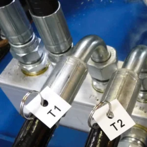 Cembre 35mm Diameter Yellow Pvc Dog Tag With 1X 4mm Hole