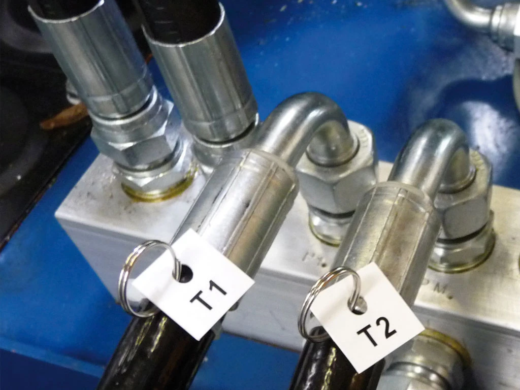 Cembre 35mm Diameter Yellow Pvc Dog Tag With 1X 4mm Hole