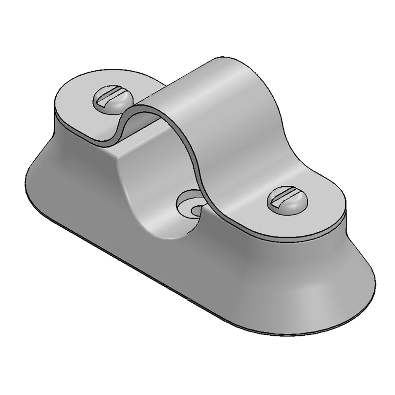 Newlec 20mm Steel Conduit Hospital Saddle Galvanised Steel - Image 4