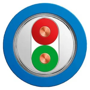 Siemens 50.26mm Blue 20m 2Core Screened Industrial