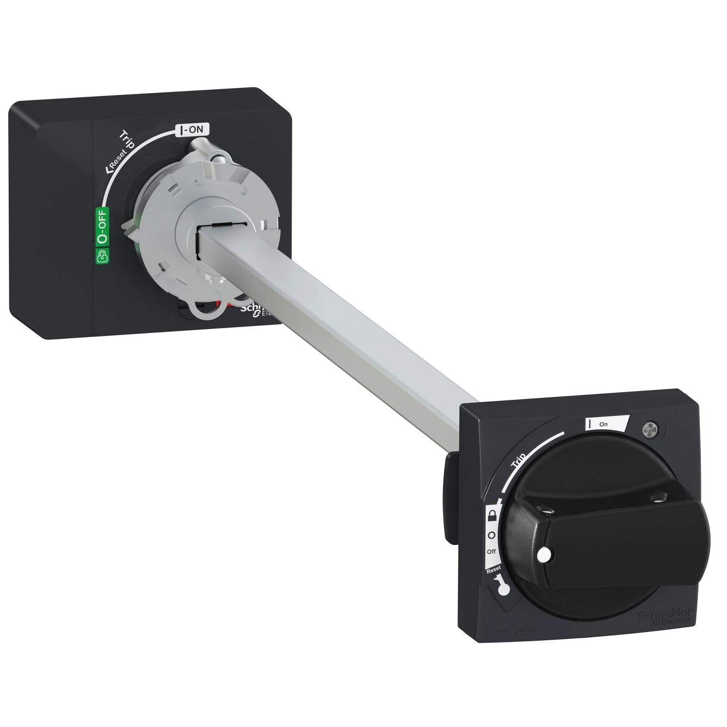 Schneider Electric Handle Front Extended Rotary Kit IP54 Black Off - Trip - On
