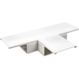 Newlec Maxi Trunking 50mm X 50mm Fabricated Flat Tee White
