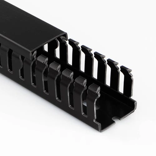 Betaduct H: 75mm x W: 50mm PVC Black Open Slot Cable Trunking - 16m Pack - Image 2
