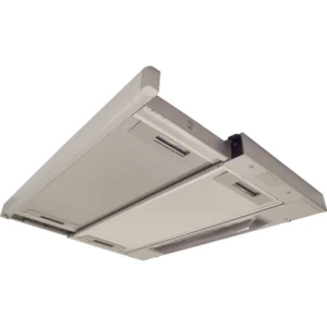 Vent-Axia Cooker Hood Pull-Out System 2 x 9W Lamps 598 x 280mm Aluminium