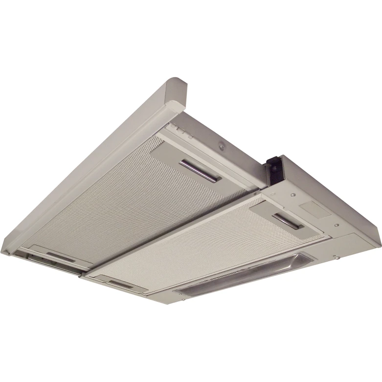 Vent-Axia Cooker Hood Pull-Out System 2 x 9W Lamps 598 x 280mm Aluminium