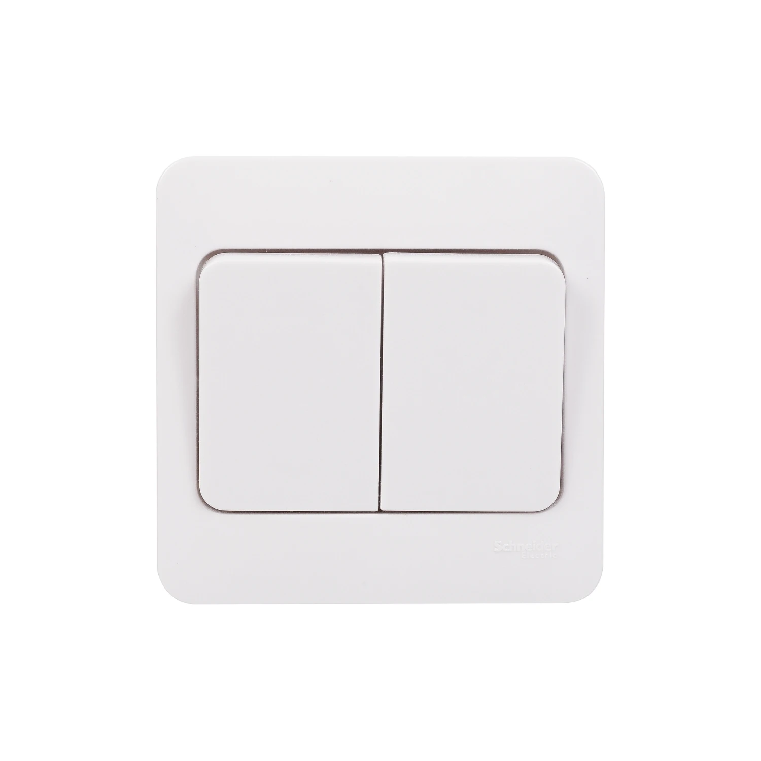 Schneider Electric Lisse 2-Gang 2-Way 10AX Wide Rocker Switch White - Image 2