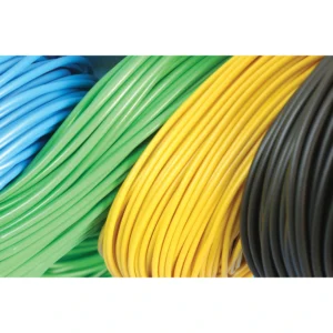 Newlec Cable Sleeving 5mm PVC Green/Yellow [Pack=100m]