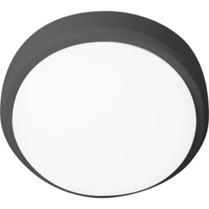 Robus OHIO 12W IP54 CIRCULAR BULKHEAD, 3000K, c/w WHITE and BLACK