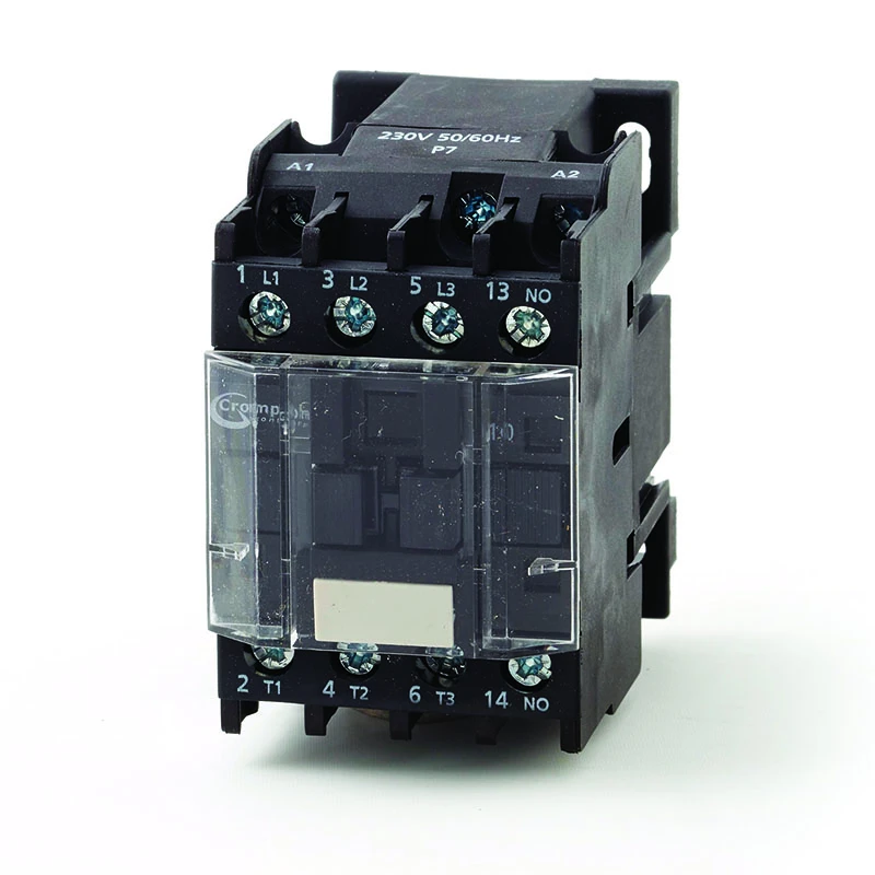 Newlec Contactor 3 Pole 1 Normally Open AC3 Rating 9A 230V AC Black - Image 3