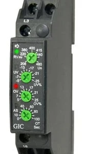 GIC 3-Phase Voltage Monitor Relay Phase-Phase