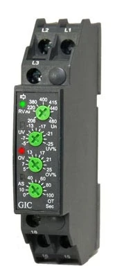 GIC 3-Phase Voltage Monitor Relay Phase-Phase - Image 2