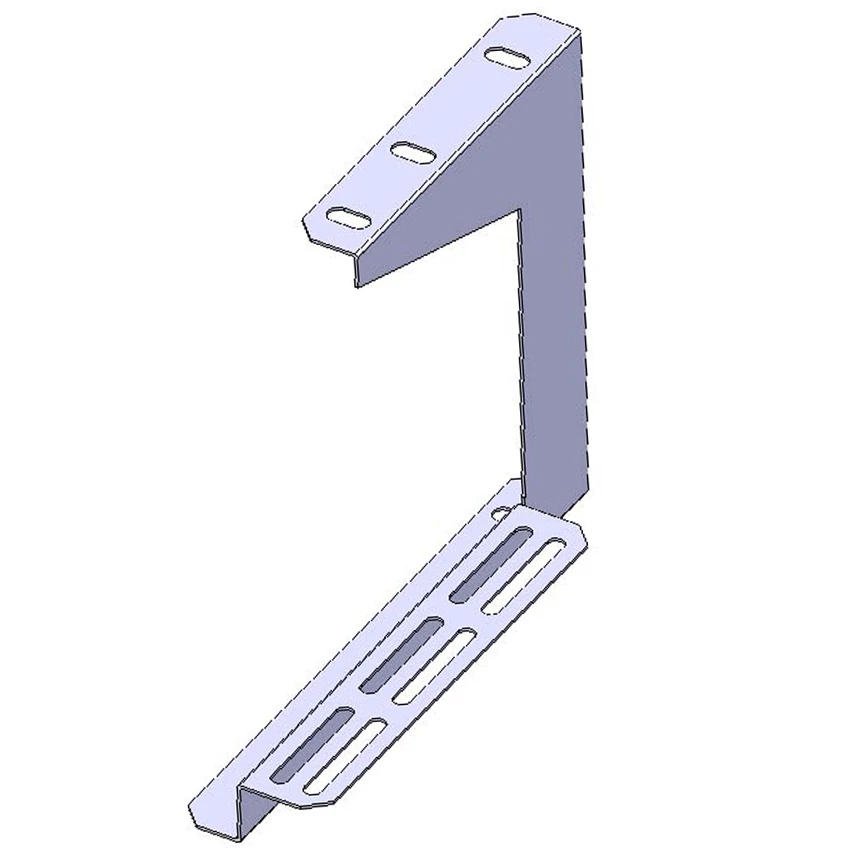 Newlec Hanging Bracket G Type 225mm Pre-Galvanised Steel for Cable Tray & Trunking - Image 2