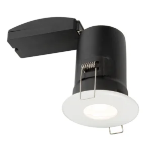 Saxby Luminaire Recessed Shieldplus Mv LED 50W 87.5X130X5mm Matt White Gu10