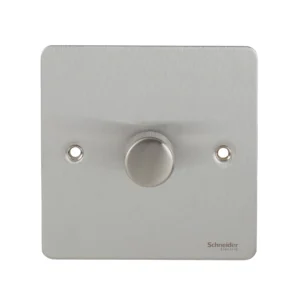 Schneider Electric Ultimate Flat Plate dimmer switch 400W/VA, 1gang, 2way, main & LV,
