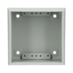 Newlec Junction Box Weatherproof RAL7035 150 x 150 x 80mm Light Grey Steel IP66
