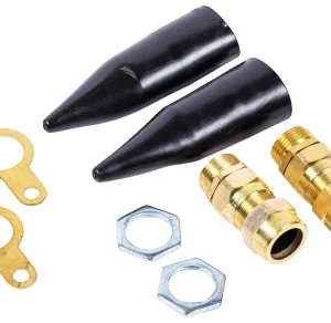 Niglon Cable Gland Armoured Cw Locknuts&Shrouds 20mms IP66 Pack=20