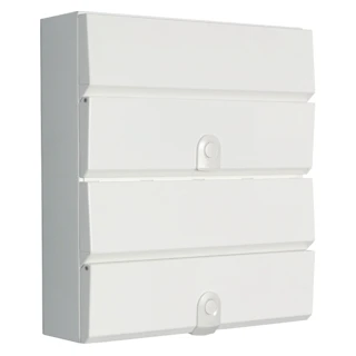 Hager Consumer Unit 14+14 Way Switch Disconnector Dual Row c/w Knockouts - Image 2