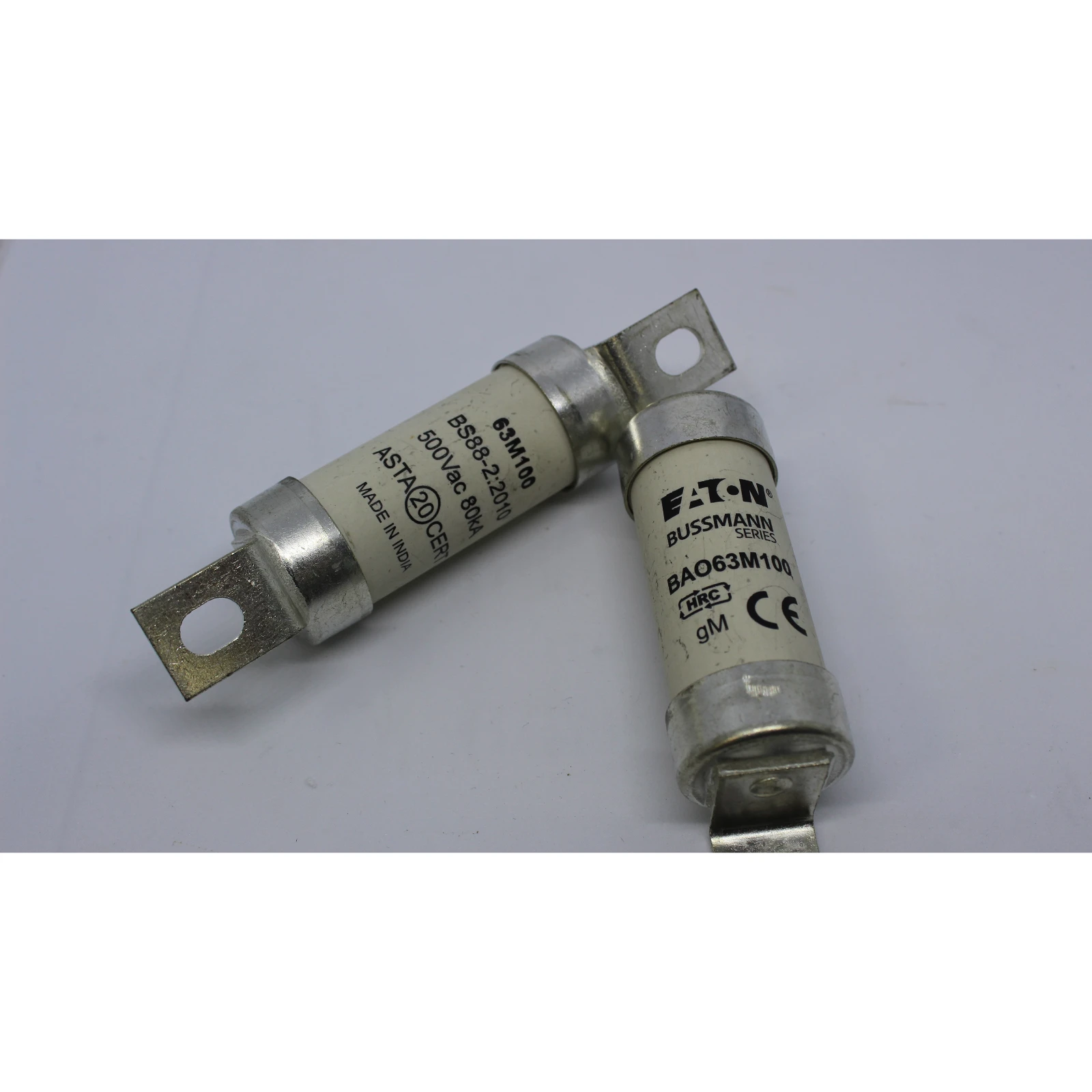 Newlec Motor Rated Industrial Fuse Link MR100 Rated BS88 63 Amp 87mm - Image 2