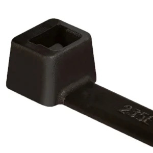 Newlec Cable Tie 4.6mm x 200mm Nylon Black [Pack=100]