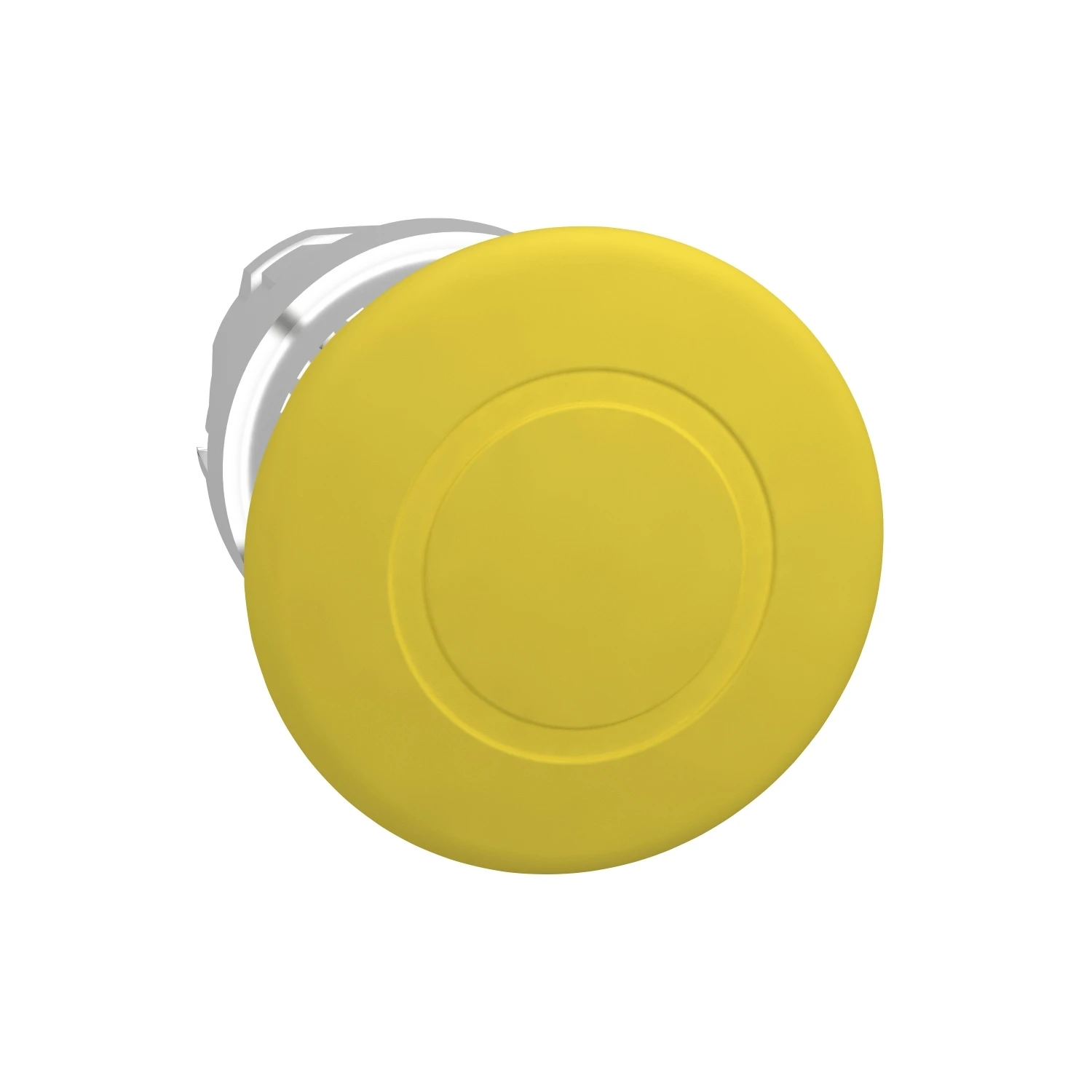 Schneider Electric Harmony XB4 Yellow 40mm Mushroom Pushbutton Head 22mm Latching Push-Pull - Image 2