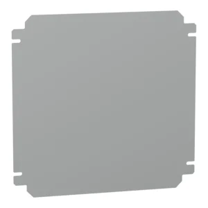 Schneider Electric Plain Mounting Plate H300 x W300mm Made of Galvanised Sheet Steel
