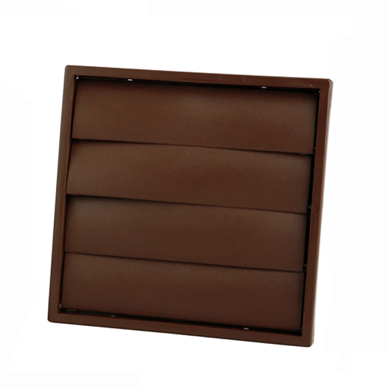 Newlec Extract Fan Gravity Wall Grille Self Closing 150mm Brown - Image 4