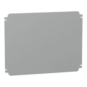 Schneider Electric Plain mounting plate H400xW500mm made of galvanised sheet steel