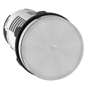 Schneider Electric Harmony XB7 Round Pilot LED Light 230-240V AC Clear Screw Clamp Terminal