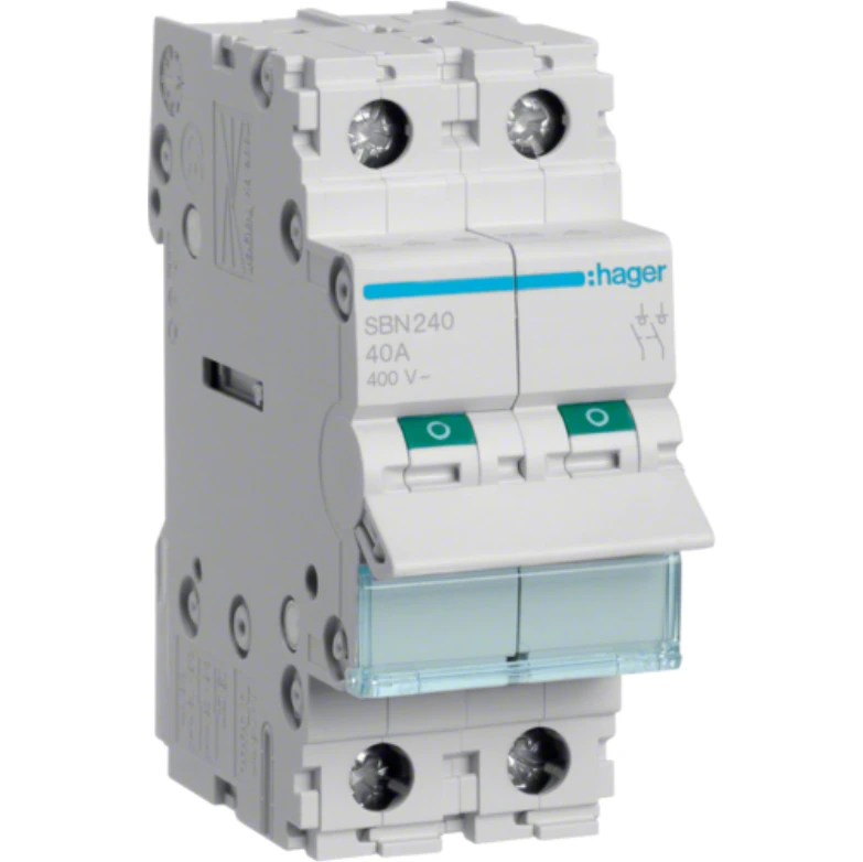 Hager Switch Disconnector DP 40A 250V - Image 2