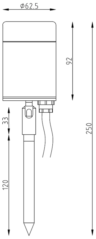 Knightsbridge MLA K/Bridge Spike Spot GU10 35W - Image 3
