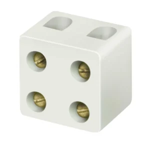 Niglon Connector DP Centre Hole Fixing 30A Porcelain Non Inflammable