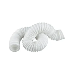 Newlec White Ducting Flexible 125mm x 6 Meter PVC