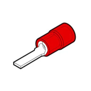 Newlec 0.25-1.5mm² Pre-Insulated Blade Terminal 16mm Red