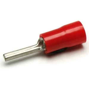 Newlec 0.25-1.5mm² Pre-Insulated Pin Terminal 12mm Red