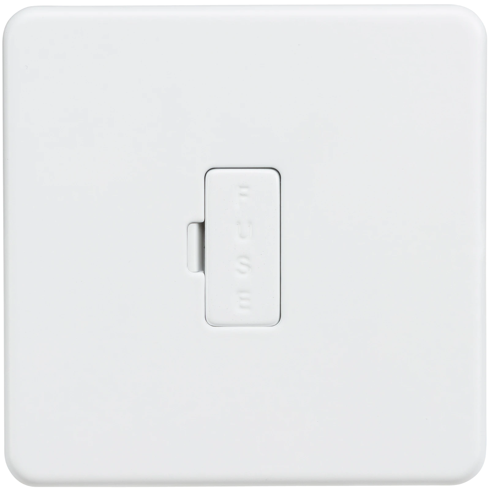 Knightsbridge MLA Screwless 13A Fused Spur Unit - Matt White - Image 2