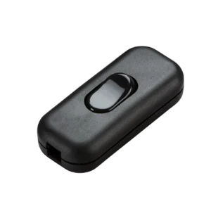 Knightsbridge MLA 6A DP Inline Cord Switch - Black