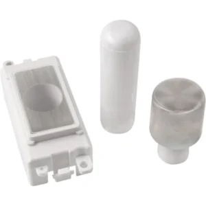 Click Scolmore Stainless Steel 1 Module Dimmer Mounting Kit