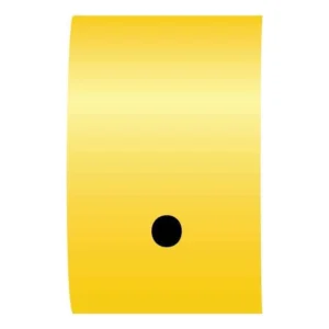 Cablecraft Fullstop Black on Yellow K-Type Cable Markers 4.2-7.0mm Dia - Loose Refill Pack of 100