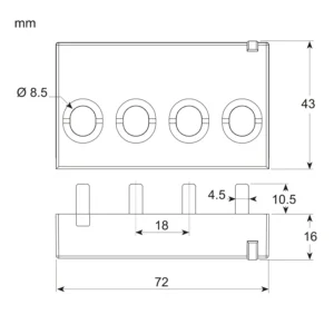 Schneider Electric PowerTag Acti9 Monoconnect 3P+N Bottom position Max 63A Energy Sensor