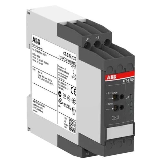 ABB CT-ERS.12S Time relay - ON-delay 1c/o - 24-48VDC - 24-240VAC