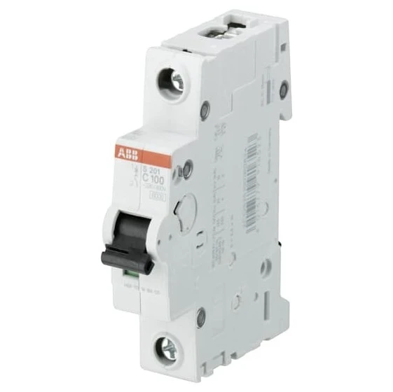 ABB S201-C100 Miniature Circuit Breaker - 1P - C - 100 A