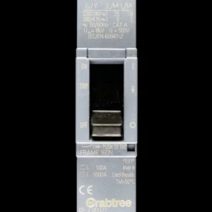 Crabtree 100A 25kA 3P 7PBV MCCB FTFM c/w Box Terminals
