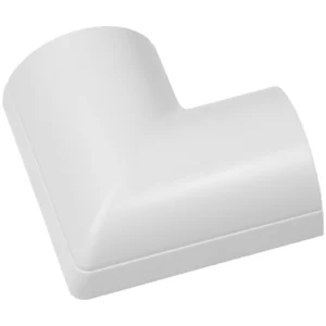 D-Line Bend Flat Clip-Over 50 x 25mm White