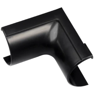 D-Line Bend Internal Clip-Over 50 x 25mm Black