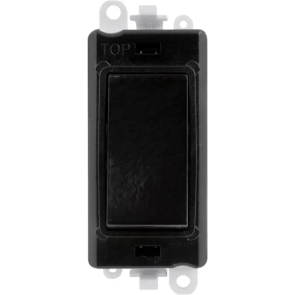 Click Scolmore Black Frame 20AX Black 3 Position Centre ‘Off ...