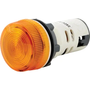 Newlec Indicator Lamp LED Amber 24V AC 22mm IP65