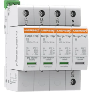 Europa Surge Protector Spd 4 Module Type 2 3Ph Tn Alarm Contact Stpt