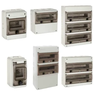 Wiska Distribution Box Indubox 22 Module 270X500X160mm Grey Smoked IP65 Uv Res