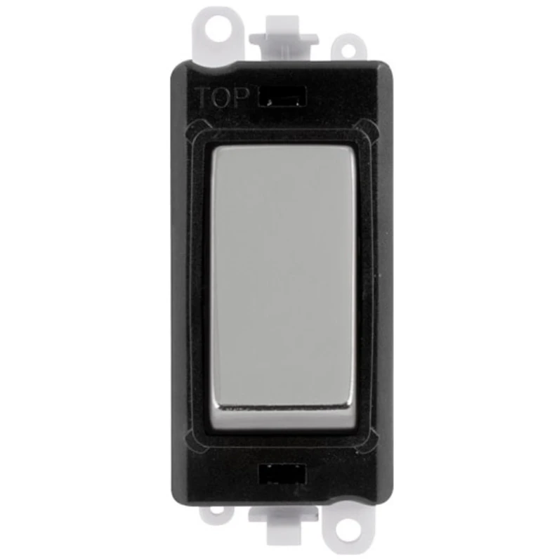 Click Scolmore Cooker Hood Laser Etched Legend Black Frame 20AX Black Double Pole Switch Module - Image 2